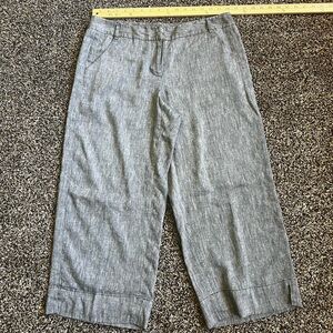 Gray Cropped Women's Pants